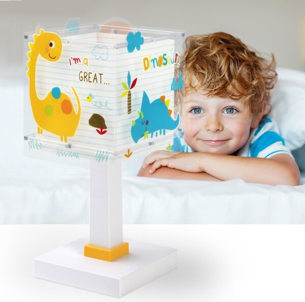 Dalber 73451N - Lampada LED da comodino per bambini DINOS 1xG4/4W/230V multicolore