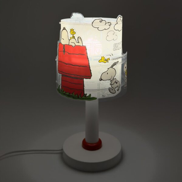 Dalber 76301 - Lampada LED per bambini SNOOPY 1xG4/4W/230V bianco/rosso