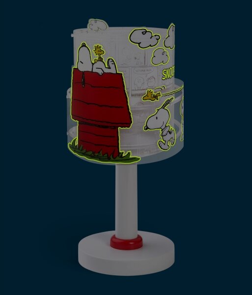 Dalber 76301 - Lampada LED per bambini SNOOPY 1xG4/4W/230V bianco/rosso