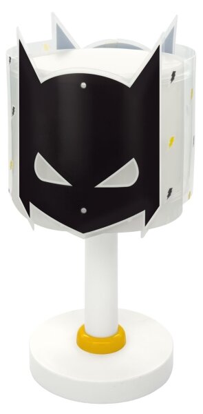 Dalber 61801N - Lampada LED per bambini DARK HERO 1xG4/4W/230V bianco/nero