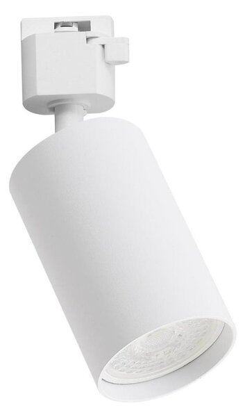 Faretto per sistema a binario monofase TIGER 1xGU10/10W/230V bianco