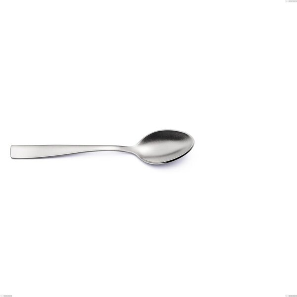 Cucchiaino moka infinity Sabbiato , Acciaio 18/10 (aisi 304 ) incisione laser, spessore 2.5 mm, lunghezza 113 mm