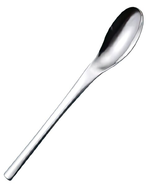 Cucchiaino moka JOY in acciaio 18.10 AISI430, spessore 2 mm, Lunghezza 113 mm manico in acciaio lucido lavabili in lavastoviglie