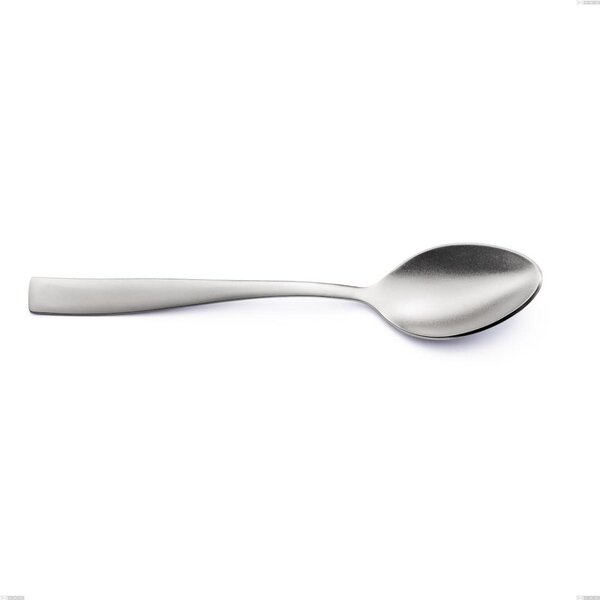 Cucchiaino caff� infinity Sabbiato , Acciaio 18/10 (aisi 304 ) incisione laser, spessore 2.5 mm, lunghezza 138 mm