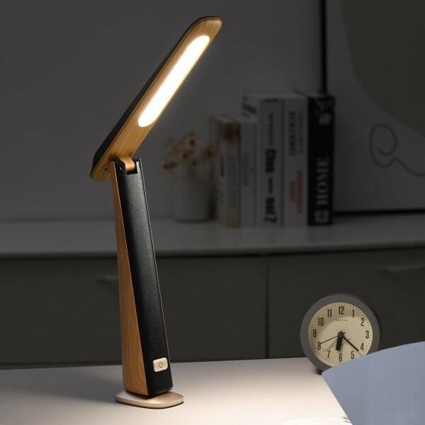 Lampada da tavolo LED dimmerabile ricaricabile TOP LED/4W/5V 1800 mAh 3000/4000/5000K marrone/nero