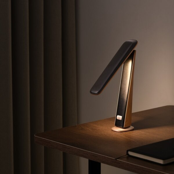Lampada da tavolo LED dimmerabile ricaricabile TOP LED/4W/5V 1800 mAh 3000/4000/5000K marrone/nero