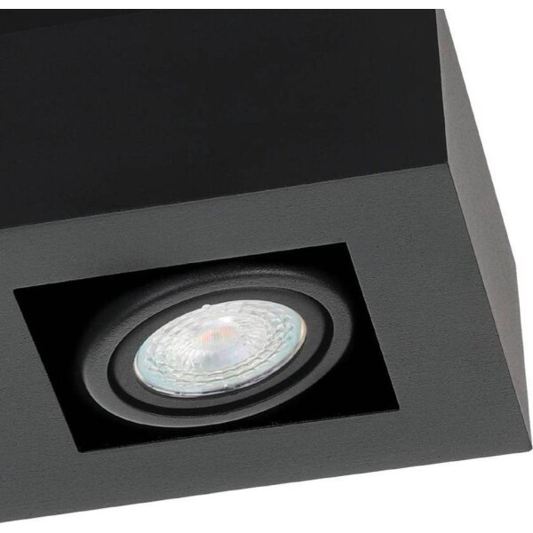 Eglo 31064 - Faretto LED MENDOZA 3xLED/4,7W/230V 3000K nero