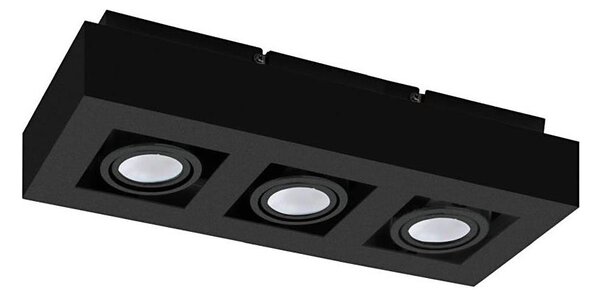 Eglo 31064 - Faretto LED MENDOZA 3xLED/4,7W/230V 3000K nero