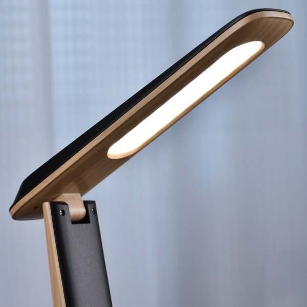 Lampada da tavolo LED dimmerabile ricaricabile TOP LED/4W/5V 1800 mAh 3000/4000/5000K marrone/nero
