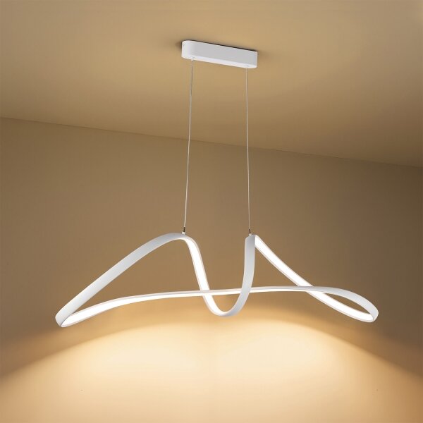 Brilagi-LED Lampadario dimmerabile a sospensione con cavo TWISTER LED/60W/230V 3000-6000K bianco + telecomando