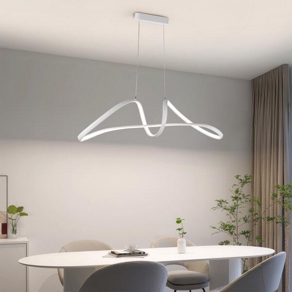Brilagi-LED Lampadario dimmerabile a sospensione con cavo TWISTER LED/60W/230V 3000-6000K bianco + telecomando