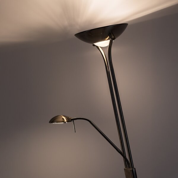 Brilagi - Lampada da terra dimmerabile SCARLETT 1xR7s/230W/230V + 1xG9/40W, finitura bronzata