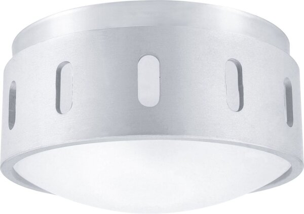 Eglo Chiron plafoniera vetro plafoniera soggiorno lampada alluminio 89118