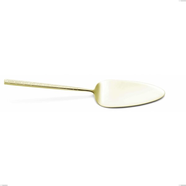 Pala torta Kyoto Origami Tin Gold, Acciaio inox (Aisi 304) trattamento pvd acciaio lucido, lunghezza 246 mm