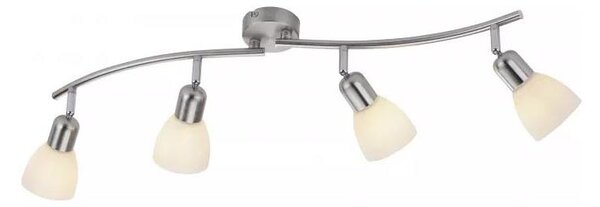 JUST LIGHT. 11954-55 - Faretto KARO 4xE14/40W/230V cromo opaco