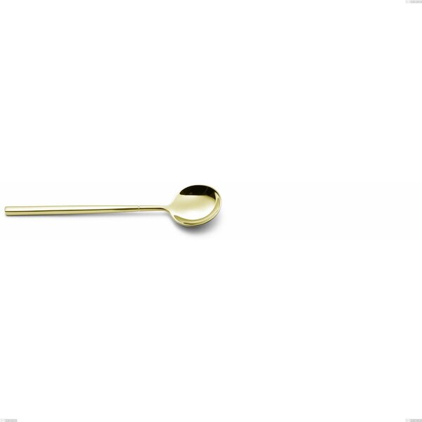 Cucchiaino caff� Kyoto Tin Gold, Acciaio inox (Aisi 304) trattamento pvd acciaio lucido, lunghezza 145 mm