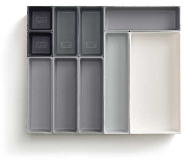 Organizzatore per cassetti variabili grigio Blox - Joseph Joseph