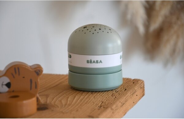 Beaba - Proiettore con melodia PIXIE USB/5V 1300 mAh verde