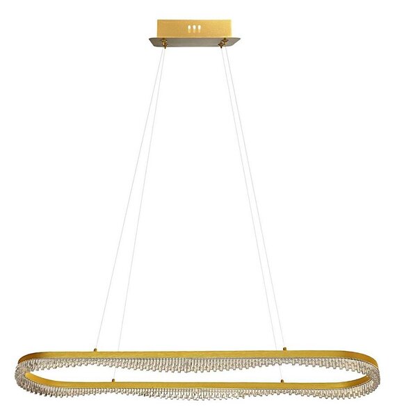 Lampadario LED su cavo LED/45W/230V oro