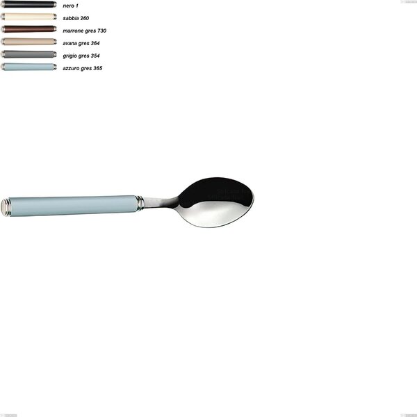Cucchiaino caff� linea gres, acciaio 18/10 aisi 304 manici in acrilico, lunghezza 147 mm