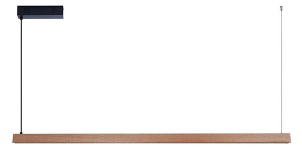 Immax NEO 07304L - Lampada a sospensione LED dimmerabile MADEIRA su cavo 33W/230V Wi-Fi Tuya 152 cm rovere