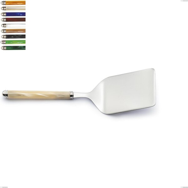 Pala lasagne Linea Perlato, Acciaio inox 18/10 (AISI304) Lunghezza 250 mm manico in ABS doppia ghiera lavabili in lavastoviglie