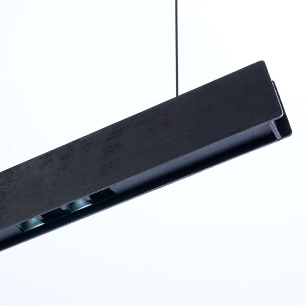 Immax NEO 07308L-LED Lampada a sospensione dimmerabile con cavo MADEIRA 44W/230V Wi-Fi Tuya 202 cm nero