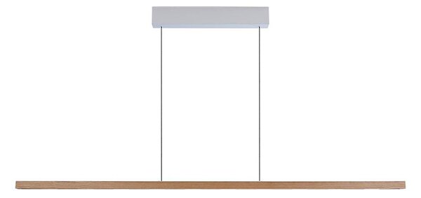 Immax NEO 07310L-LED lampadario dimmerabile a sospensione con cavo e sensore MADEIRA 37W/230V 157 cm frassino