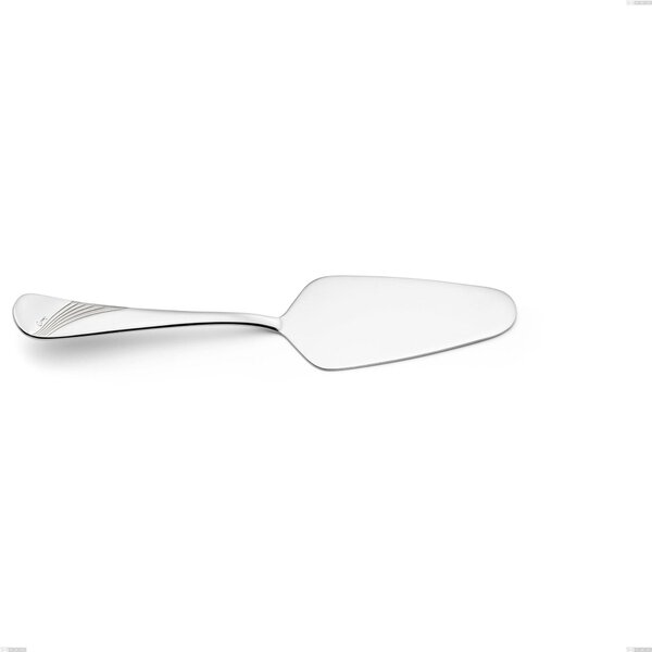 Pala torta Milano Inciso , 18/10 (AISI304) acciaio inox Lucido Acciaio lucido finitura a specchio , manico inciso, spessore 2,5 mm mm, lunghezza 225 mm