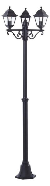 Brilliant - Lampada da esterno NISSIE 3xE27/60W/230V IP44 Nero