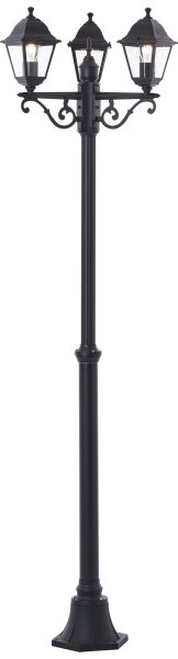 Brilliant - Lampada da esterno NISSIE 3xE27/60W/230V IP44 Nero