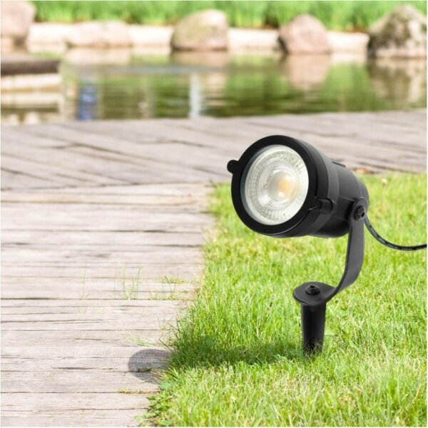 Lampada da esterno BLAKE UNO 1xGU10/35W/230V IP65 nera