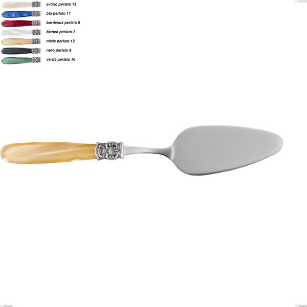 Pala torta mona lisa, Acciaio 18/10 AISI 304 Lucido manicatura acrilico perlato, lunghezza 272 mm