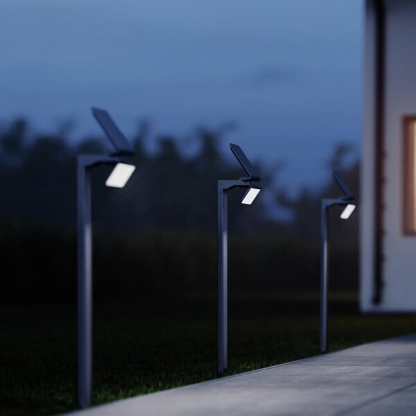 STEINEL 671211 - Sensore solare Proiettore LED XSolar GLS 0,5W/LED IP44