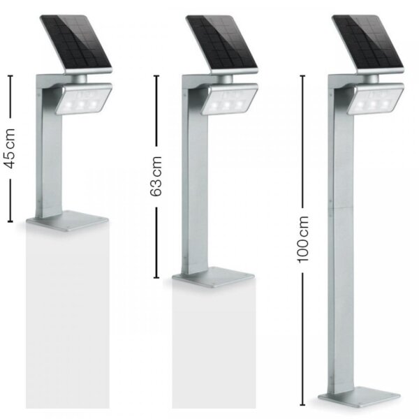 STEINEL 671211 - Sensore solare Proiettore LED XSolar GLS 0,5W/LED IP44