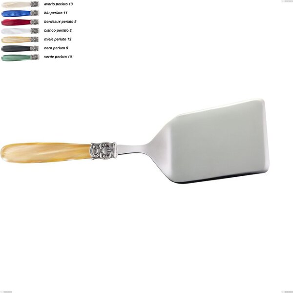 Pala lasagne mona lisa, Acciaio 18/10 AISI 304 Lucido manicatura acrilico perlato, lunghezza 246 mm