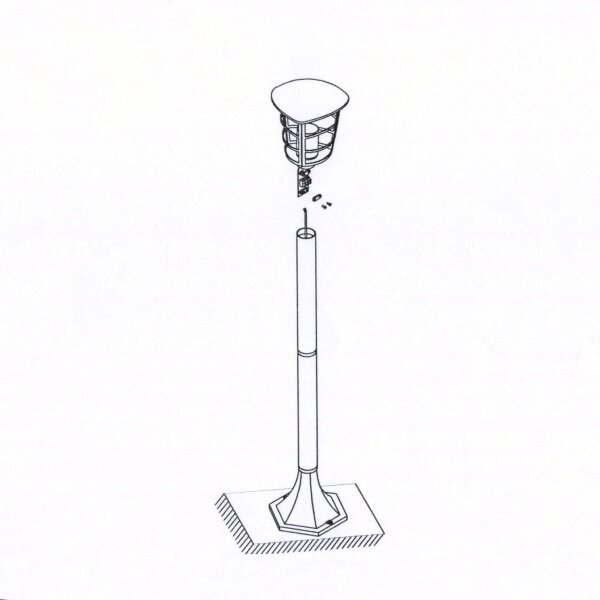 Eglo 93408 - Lampada LED da esterno ALORIA E27/8,5W/230V