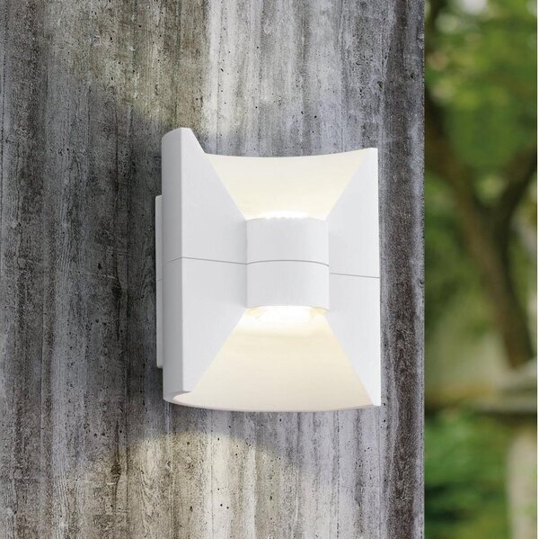 Eglo 93367 - Applique LED da esterno REDONDO Bianco 2xLED-SMD/2,5W/230V IP44