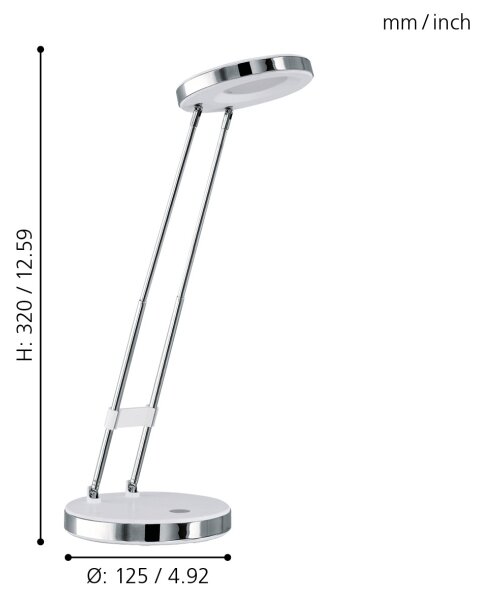 Eglo 93077 - Lampada LED da tavolo GEXO LED/3W/230V