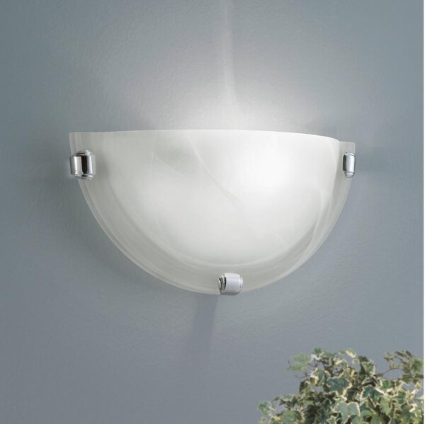 Eglo 7188 - Lampada da parete SALOME 1xE27/60W/230V in vetro alabastrino
