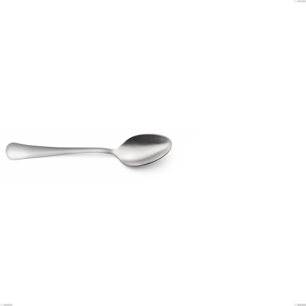 Cucchiaino caff� Oxford Sabbiato , Acciaio 18/0 (aisi 304) Acciaio sabbiato, nichel free, spessore 2 mm, lunghezza 133 mm