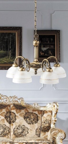 Rabalux 8815 - Lampadario a sospensione con catena FLOSSI 5xE27/40W/230V