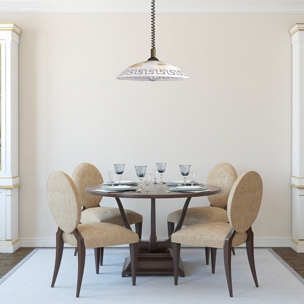 Rabalux 7640 - Lampadario ETRUSCO 1xE27/60W/230V