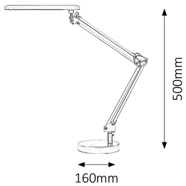 Rabalux 4408 - Lampada da tavolo COLIN LED/5,6W/230V
