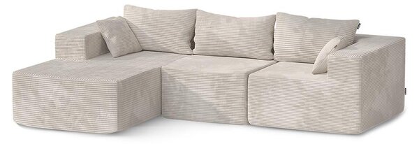 Divano angolare con funzione relax Vicco Nuvio Beige 250 x 169 cm, Model 61466