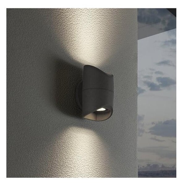 Eglo 95076 - Applique da esterno ABRANTES 2xLED/6W/230V IP44