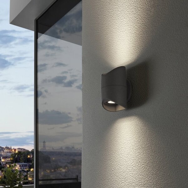Eglo 95076 - Applique da esterno ABRANTES 2xLED/6W/230V IP44