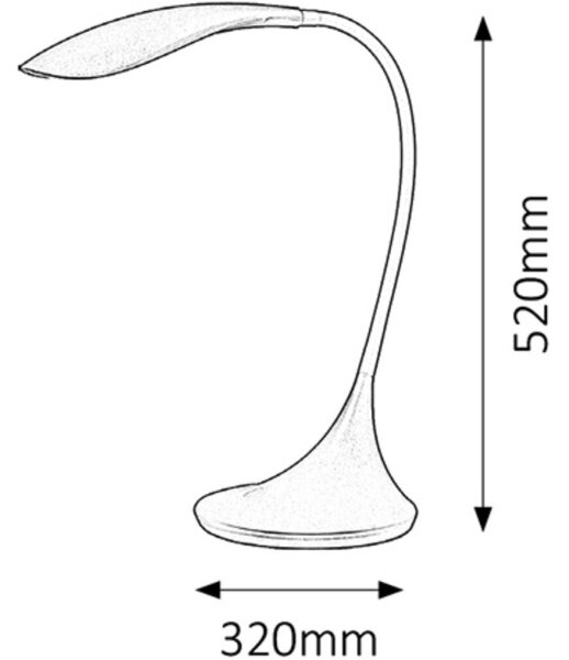 Rabalux 4167 - Lampada LED dimmerabile DOMINIC LED/4,5W/230V