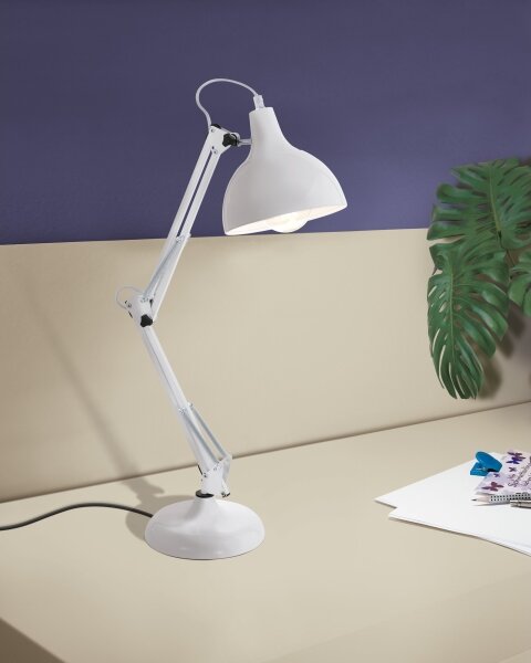 Eglo 94699 - Lampada da tavolo BORGILLIO 1xE27/40W/230V