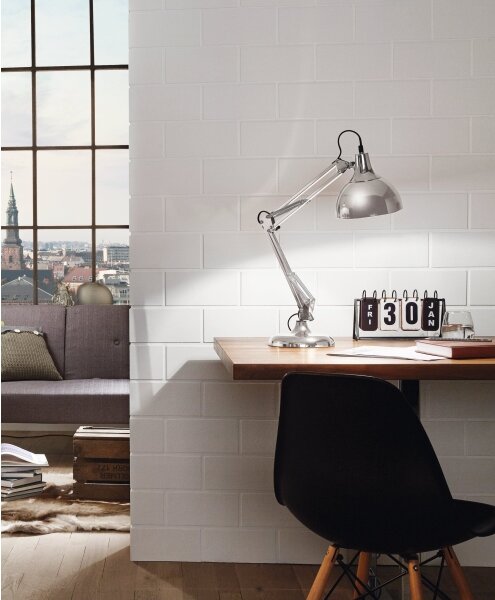 Eglo 94702 - Lampada da tavolo BORGILLIO 1xE27/40W/230V